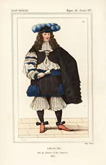 1660 Prints: King Louis XIV, Roi de France et de Navarre, 1660