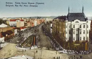 Belgrade Prints: King Milan Street (at Terazija Square) - Belgrade, Serbia