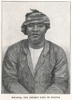 Uganda Prints: King Mwanga of Uganda, 1894