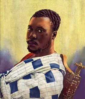 Ashanti Prints: King Prempeh I of the Ashanti Empire, West Africa