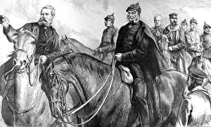 Moltke Gallery: The King of Prussia and his generals; Franco-Prussian War, 1