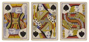 Spades Prints: King, Queen, Knave
