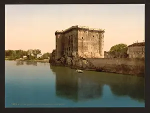 Tarascon Prints: King Renes Castle, Tarascon, Pyrenees, France
