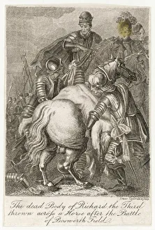 King Richard III at the Battle of Bosworth