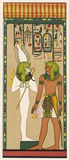 Addressing Prints: King Seti & Osiris