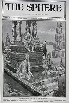 Lieut Prints: King of Siam, coronation