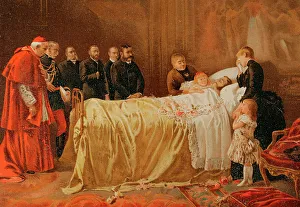 Sadness Prints: King of Spain, Alfonso XII dies of Tuberculosis
