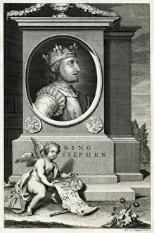 1154 Prints: King Stephen / Vertue