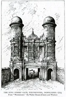 1723 Prints: The King Street Gate, Westminster
