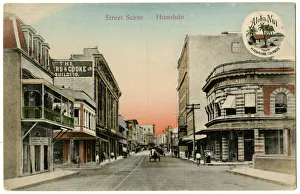 Images Dated 19th March 2019: King Street, Honolulu, Hawaii, USA