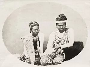 Ethnographic Collection: King Thibaw Min and Queen Supayalat of Burma, 1880 s