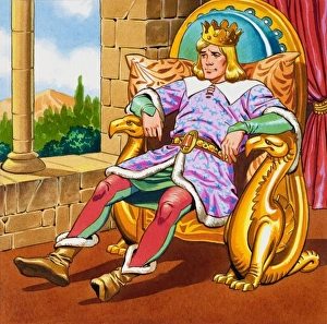 Images Dated 4th July 2006: King on a throne