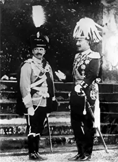 Emmanuel Prints: King Victor Emmanuel III and Kaiser Wilhelm II
