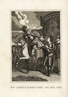 King WIlliam I of England cursing his son Robert Curthose