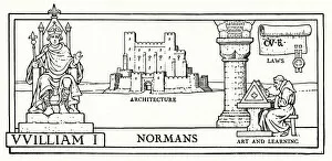 Briton Gallery: King William I, Normans, Architecture, Laws, Art, Learning