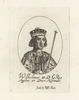 George Jones Prints: King William II of England, William Rufus, c.1056-1100