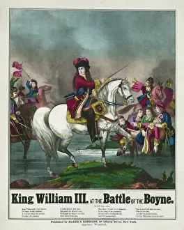 Boyne Prints: King William III at the battle of the Boyne