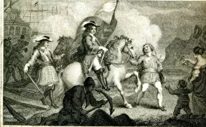 Images Dated 31st March 2020: King William III of Orange landing at Torbay