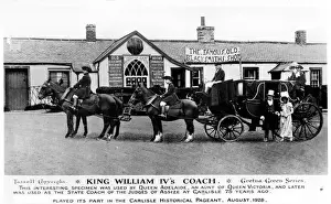 Gretna Prints: King William IVs coach at Gretna Green, Scotland
