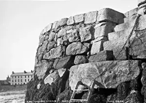 Carrickfergus Prints: King William Stone, Carrickfergus