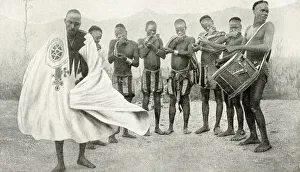 King of Yarawa dancing, Fedderi, West Africa King of Yarawa dancing, Fedderi, West Africa