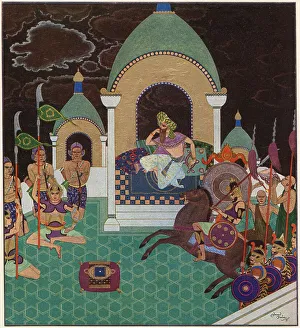 Dulac Prints: The Kingdom of the Pearl. The pearl of the serpent. Date: 1920s