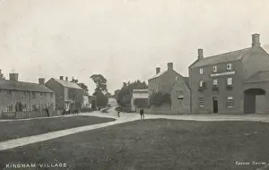 Kingham, Oxfordshire - The Village Green and Pub