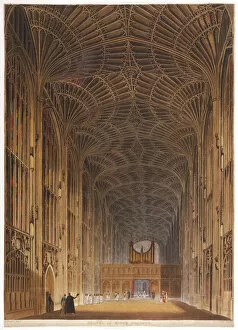 Ceiling Collection: Kings Chapel / Pugin C1820