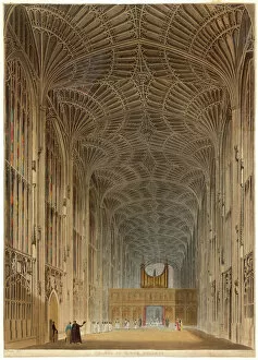 1810 Collection: Kings College Chapel