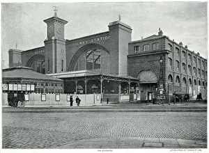 Kings Cross Railway Station, London 1895