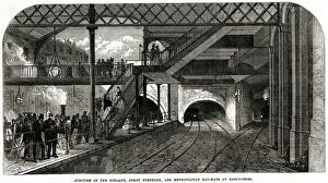 King's Cross underground station, London 1868
