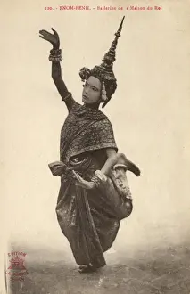 Penh Prints: One of the Kings Dancers - Phnom Penh, Cambodia