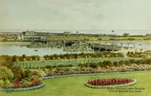 Flowerbed Prints: Kings Gardens and Floral Bridge, Southport, Lancashire