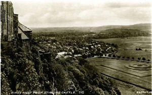 Stirling Gallery: Kings Knot from the Castle, Stirling, Stirlingshire
