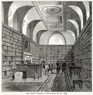 Libraries Gallery: Kings Library, Buckingham House 1775