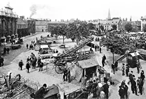 Lynn Prints: Kings Lynn Market Place, early 1900s