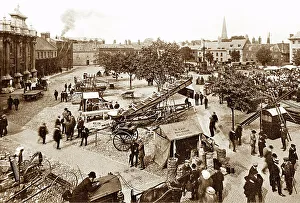 Kings Lynn Market Place, early 1900s