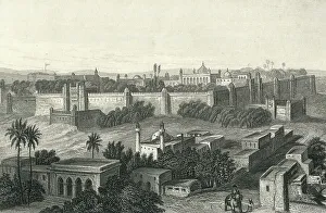 Mutiny Prints: The King's Palace at Delhi, India