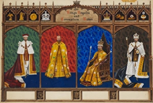 Images Dated 15th May 2017: The Kings Regalia and Coronation Robes