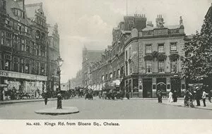 Chelsea Gallery: Kings Road viewed from Sloane Square, Chelsea, London