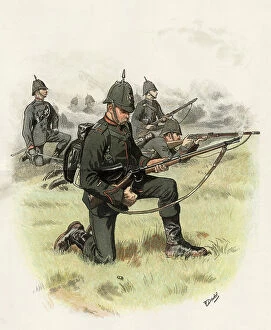 1889 Collection: King's Royal Rifle Corps Date: 1889