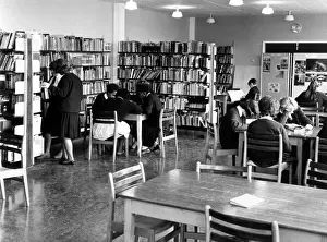 Dulwich Prints: Kingsdale School library, Dulwich, South London