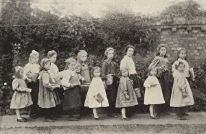 Orphanage Prints: Kingsdown Orphanage, London - Children going to school