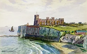 Broadstairs Prints: Kingsgate Castle, Kingsgate Bay, Broadstairs, Kent