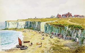 Sands Prints: Kingsgate Sands and Cliffs, Broadstairs, Kent