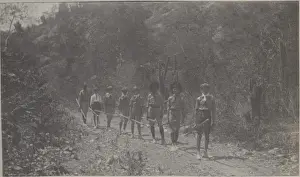 Hike Prints: Kingston scouts on a hike, Jamaica