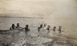 Kingston scouts swimming, Jamaica