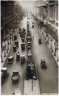 Kingsway, London, runs north from The Strand to High Holborn