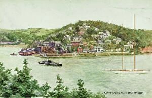 Dartmouth Collection: Kingswear from Dartmouth, Devon