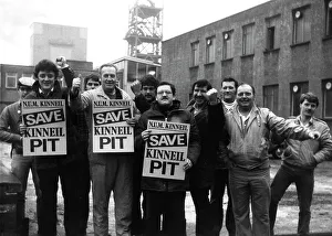 Miners Prints: Kinneil Mineworkers protest